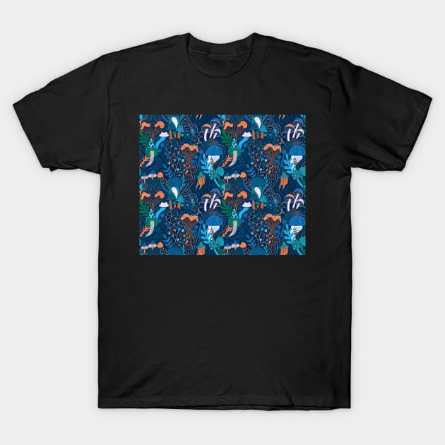 Fairy magic mushrooms T-Shirt by kostolom3000